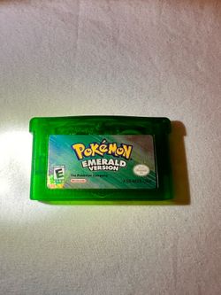 Mint Authentic Pokemon Emerald GBA cartridge