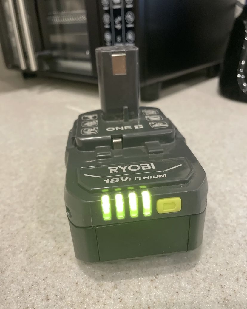 GENUINE RYOBI 4.0Ah 18V Battery PBP005 LITHIUM-Ion ONE+ OEM P197 P108
