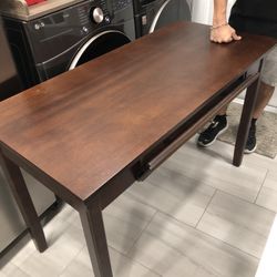 Computer Desk!!  Nice Brown Wood