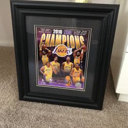 Lakers 2010 NBA Champions Poster 