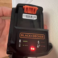 Black And Decker 20V MAX POWERCONNECT 1.5Ah Lithium Ion Battery And Charger