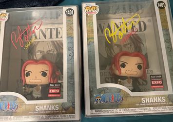 Funko Pop One Piece Shanks #1401 Signed 2024 Expo Limited Edition