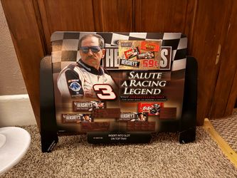 Vintage-2008 Dale Earnhardt Sr.-Hershey's Store Display Card - Rare NASCAR Memorabilia