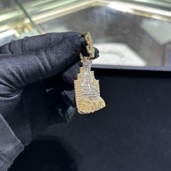 10k Gold Diamond Charm