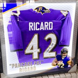 Patrick Ricard Autographed Baltimore Ravens Jersey