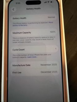 Brand new condition iphone 17 pro