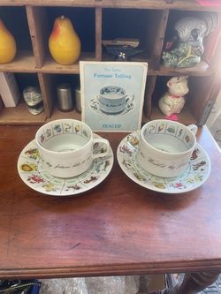 Astrology Fortune Teller Teacup And Saucer Set $30 Each 