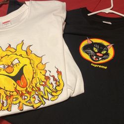2 Supreme Shirts 