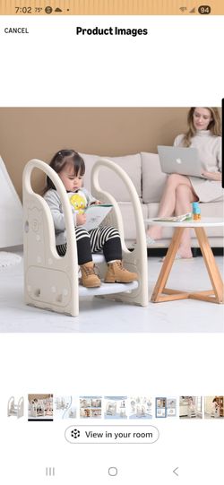 Toddler Step Stool Tower 3 Step Kids Learning Helper for Kitchen Bathroom