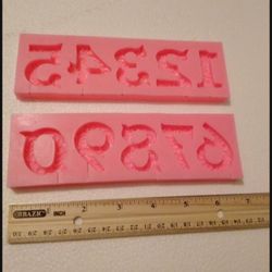 Numbers Silicon Molds Set $10