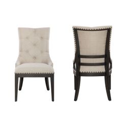 Aisja Upholstered Shelter Side Chair (Set of 2)