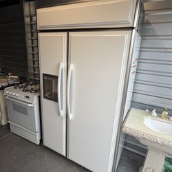 GE Monogram 48” Built-In Side-by-Side Refrigerator – Excellent Condition