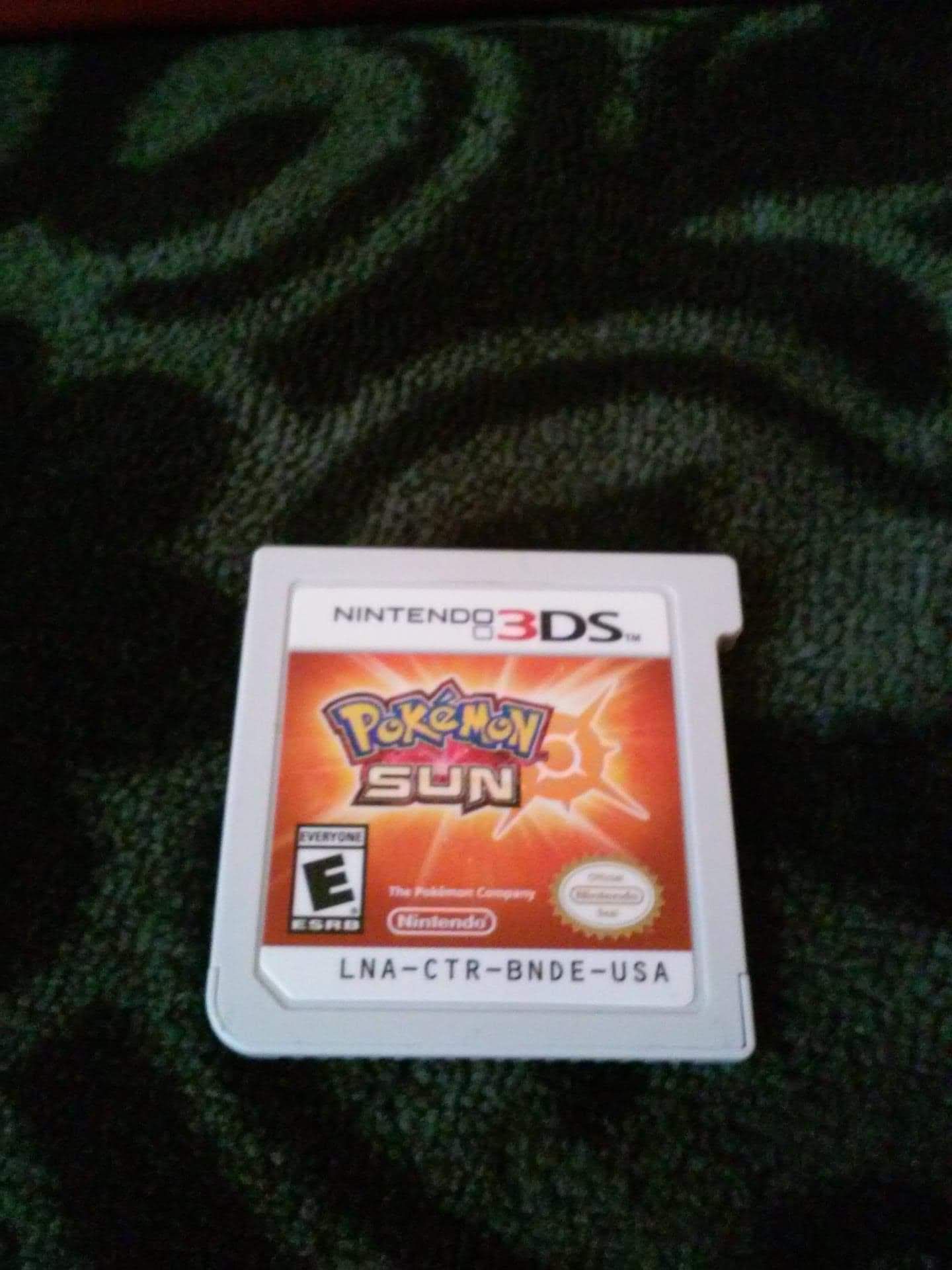 Pokemon SUN for Nintendo Ds/3Ds