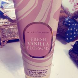 fresh vanilla blossoms lotion