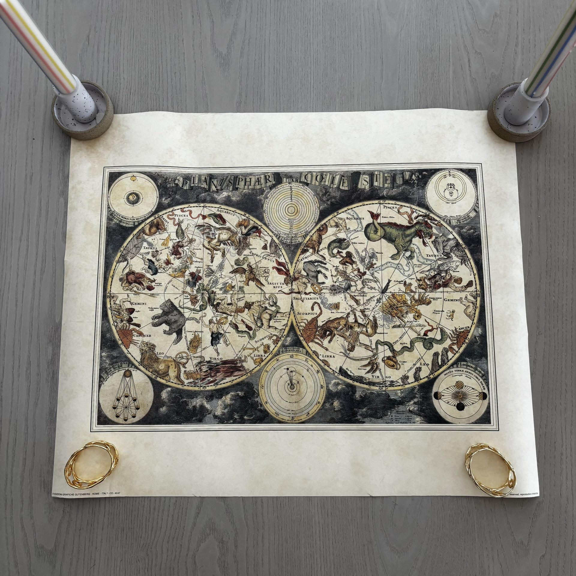 Vintage Celestial Map