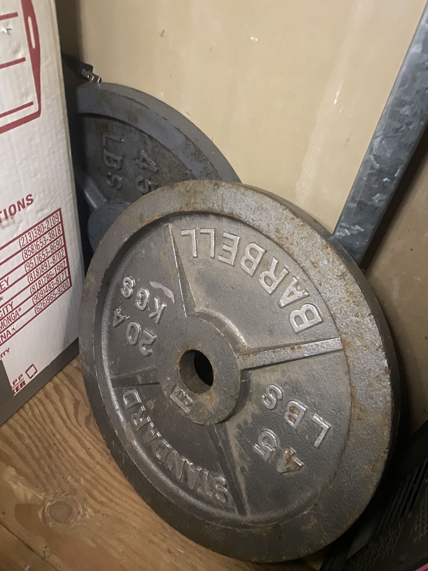 45lbs barbell weight plate