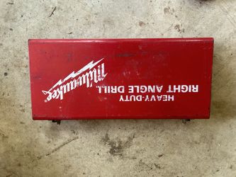 Milwaukee Right Angle Drill