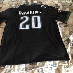 Eagles Dawkins Sewn Football Jersey