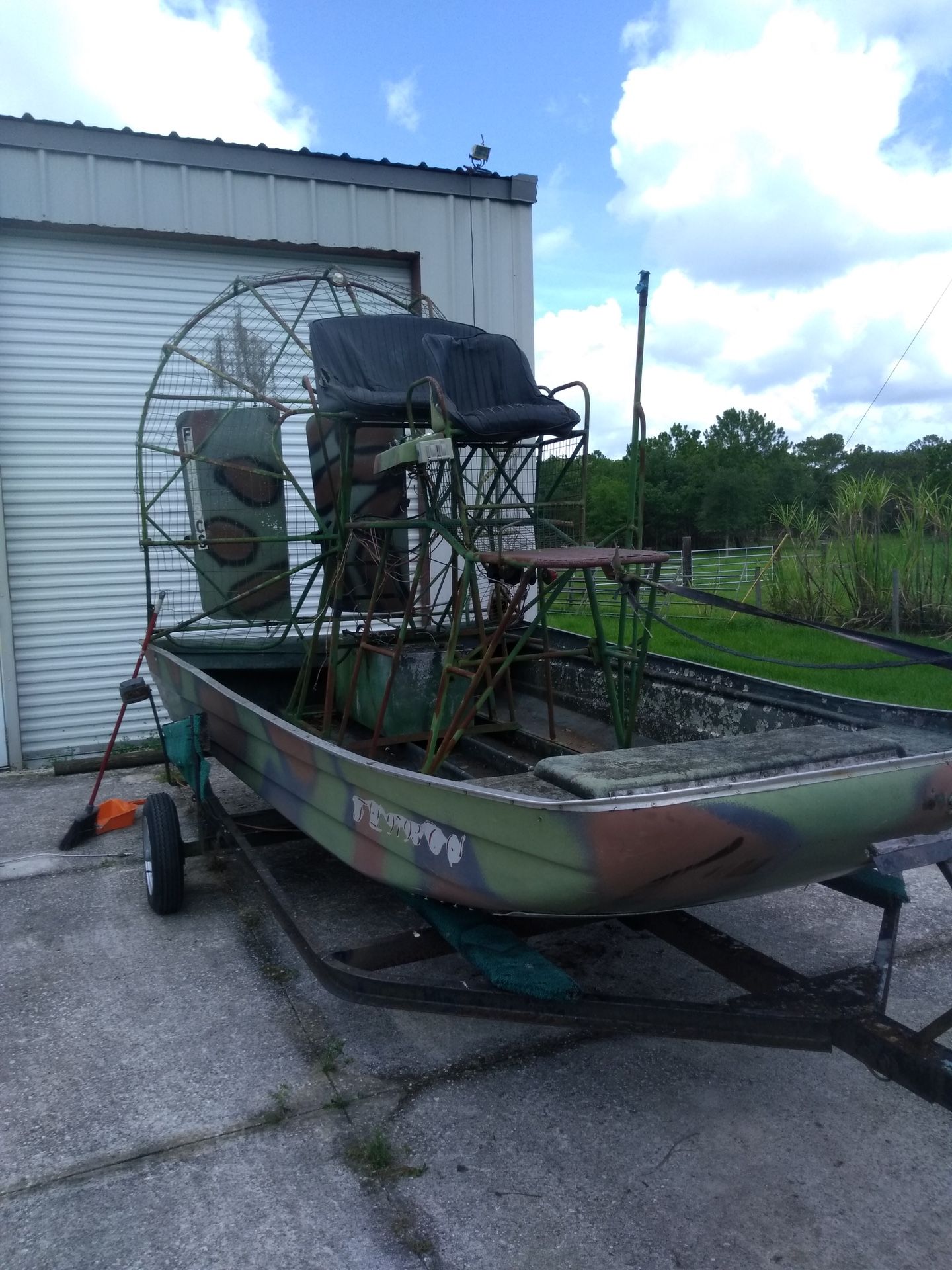 88 Combee Boat and Trailer