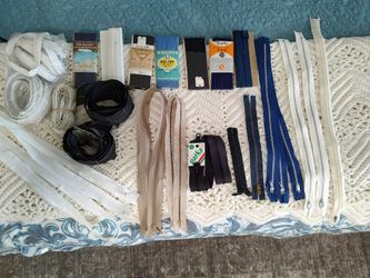 ZIPPERS and BIAS TAPE 