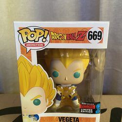 Funko Pop Vegeta Nycc Shared Exclusive