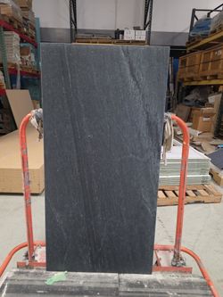 Raven Black 24x48 Porcelain Tile - Urban 2.0