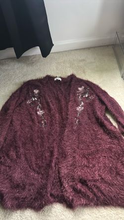 Women’s sweater burgundy XXL