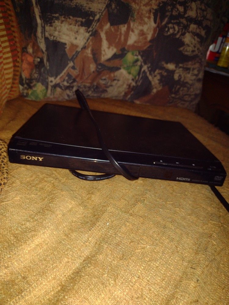 Sony DVD Player With Remote