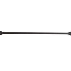 Kingston Brass SR115 Americana 60-Inch-72-Inch Tension Shower Rod with Decorative Flange, Oil Rubbed Bronze.