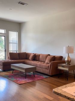 Couch + living room for sale