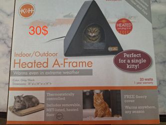 Heated A-frame For Cats 