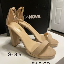 Fashion Nova  Cream High Heels