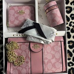 Pink Coach Crossbody 