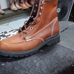 Botas De Piel De México Cómodas Para Trabajar 