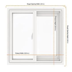 Five   23.5x23.5 Jeldwen Vynil  Windows 