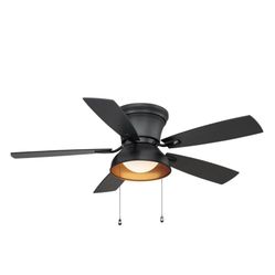Home Decorators Collection Banneret  52 in. LED Natural Iron Ceiling Fan with Light
