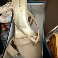 Slip On Heeled Sandals