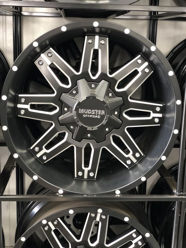 20” Mudster Off Road Wheel & Tire Package for Sale in Holly, MI OfferUp