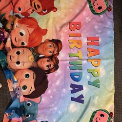 Cocomelon Birthday Banner