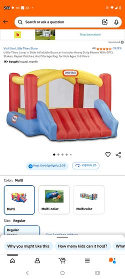 Bounce House With Or W\ Out Blower