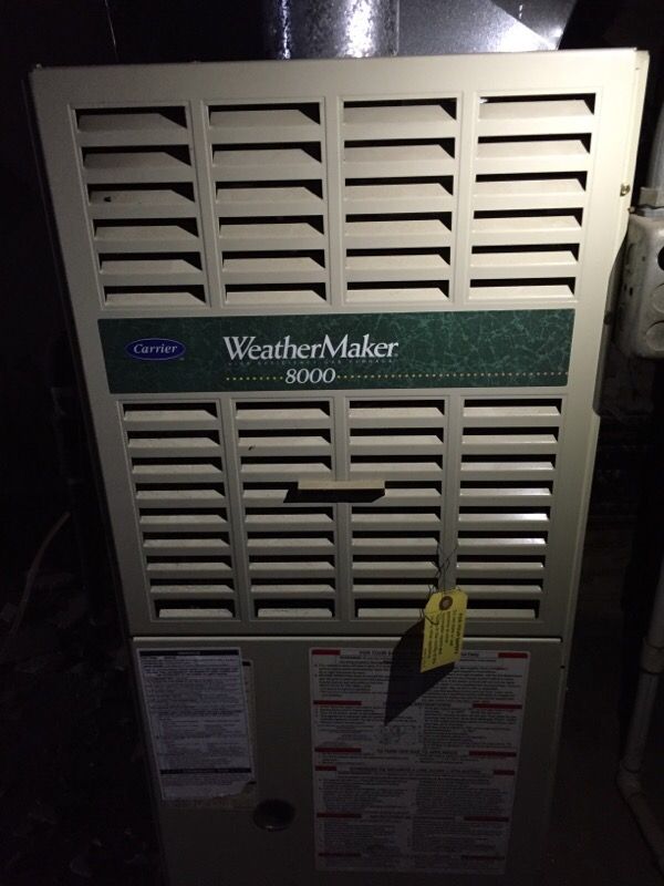 WeatherMaker 8000 Furnace upflow, Model 58WAV091-14114 ,manuals included