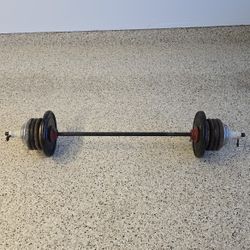 5' Standard Bar With 146lbs Standard Plates