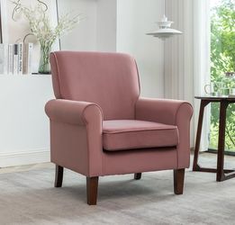 Assembled New 30" Solid Frame Modern Comfort Lazy Cloud Chair Upholstered Deep Seat Single Sofa