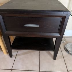Wood End Table 