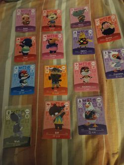 Animal Crossing Amiibo Card Lot