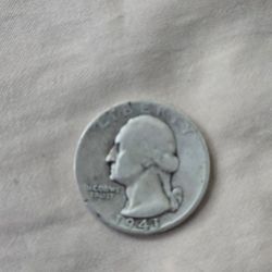 1941 Quarter No Mint Mark