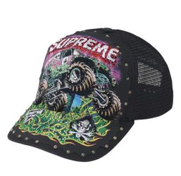 Supreme Grave Digger Trucker Hat