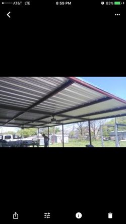 Metal patio covers 25 ft x 14 ft , as shown it pictures