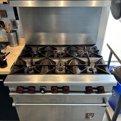 1996 Wolf 36” Commercial Gas Range / Oven