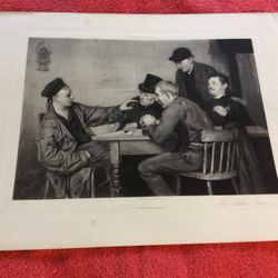 THE SAILOR'S YARN ORIGINAL PHOTOGRAVURE RICHARD CREIFELD 1800S